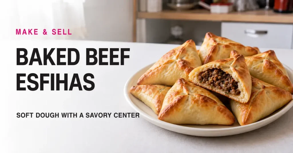 Baked Beef Esfihas