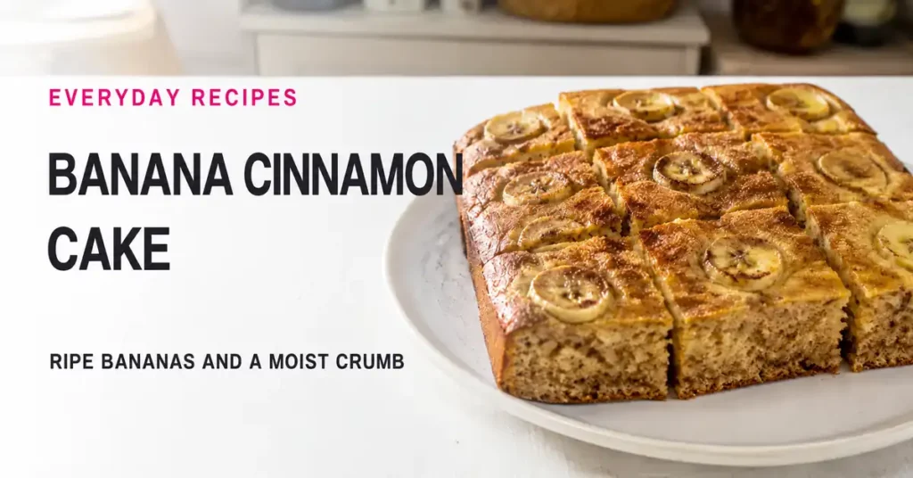 Banana Cinnamon Cake