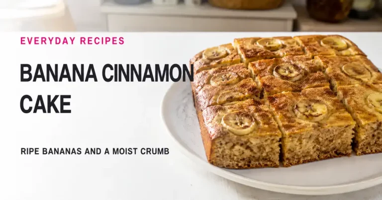Banana Cinnamon Cake