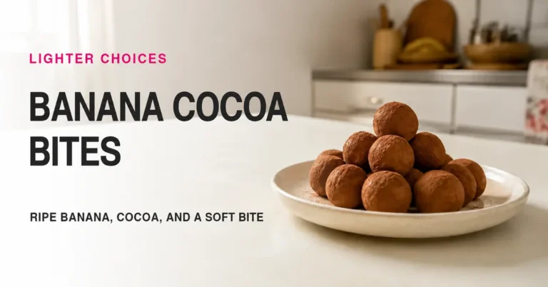 Banana Cocoa Brigadeiro Bites