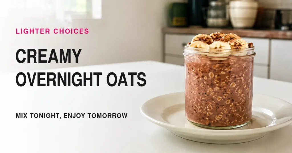 Creamy Banana Cocoa Overnight Oats