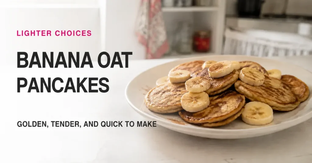 Banana Oat Pancakes