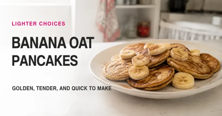 Banana Oat Pancakes