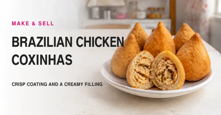 Brazilian Chicken Coxinhas with Creamy Filling