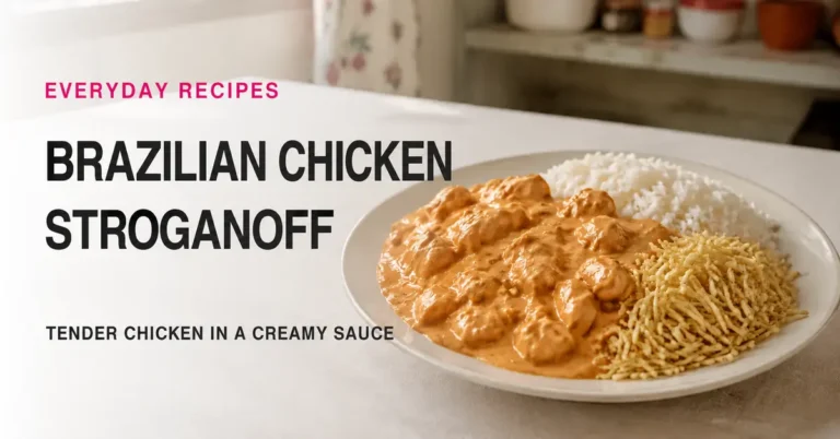 Creamy Brazilian Chicken Stroganoff