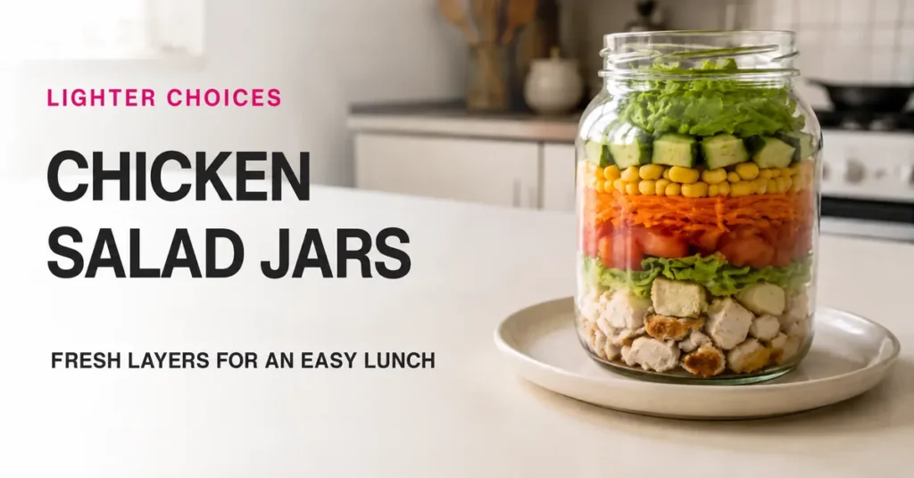 Chicken Salad Meal-Prep Jars
