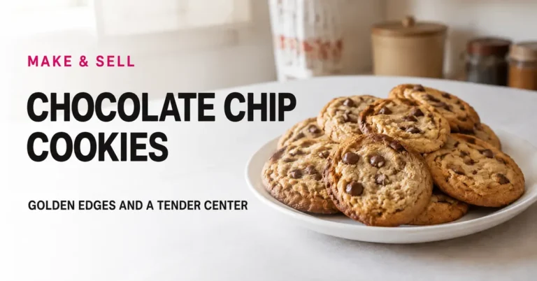 Chocolate Chip Cookies with Golden Edges