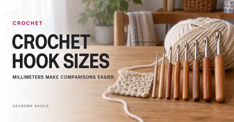 Crochet Hook Sizes Explained: Read the Millimeters First