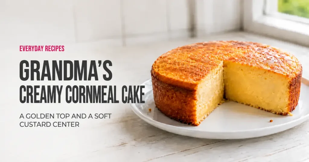 Grandma’s Creamy Cornmeal Cake