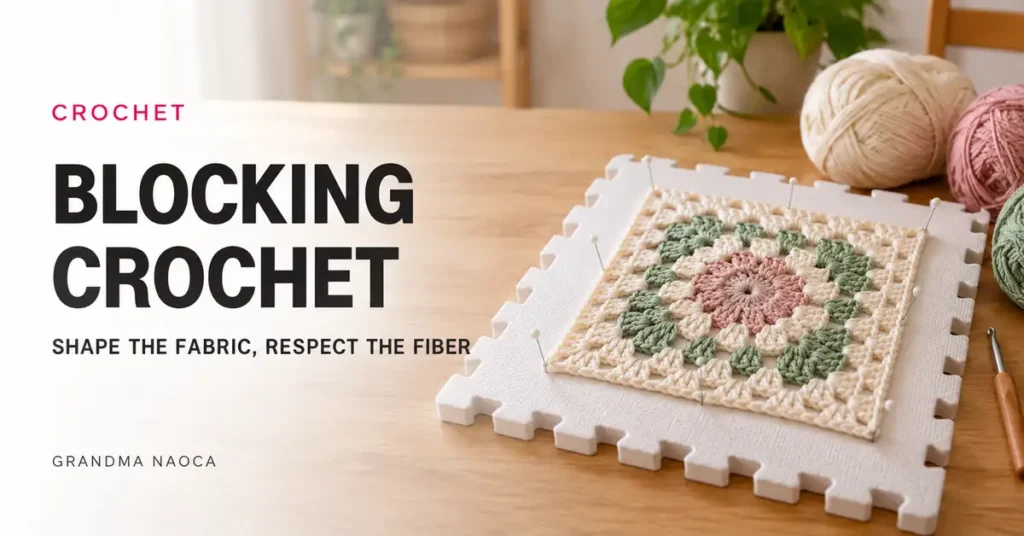 How to Block Crochet Without Damaging the Yarn