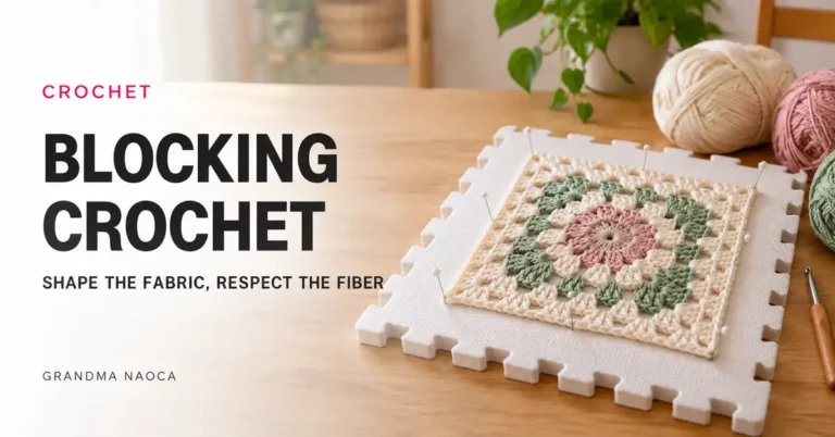 How to Block Crochet Without Damaging the Yarn