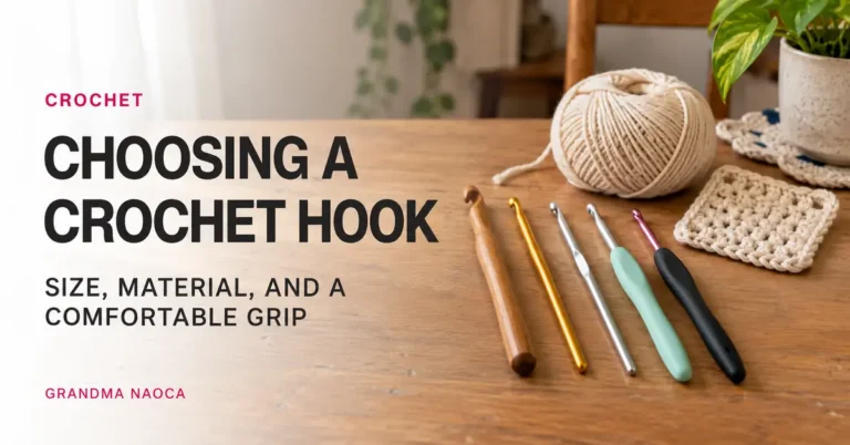 How to Choose a Crochet Hook That Fits Your Project