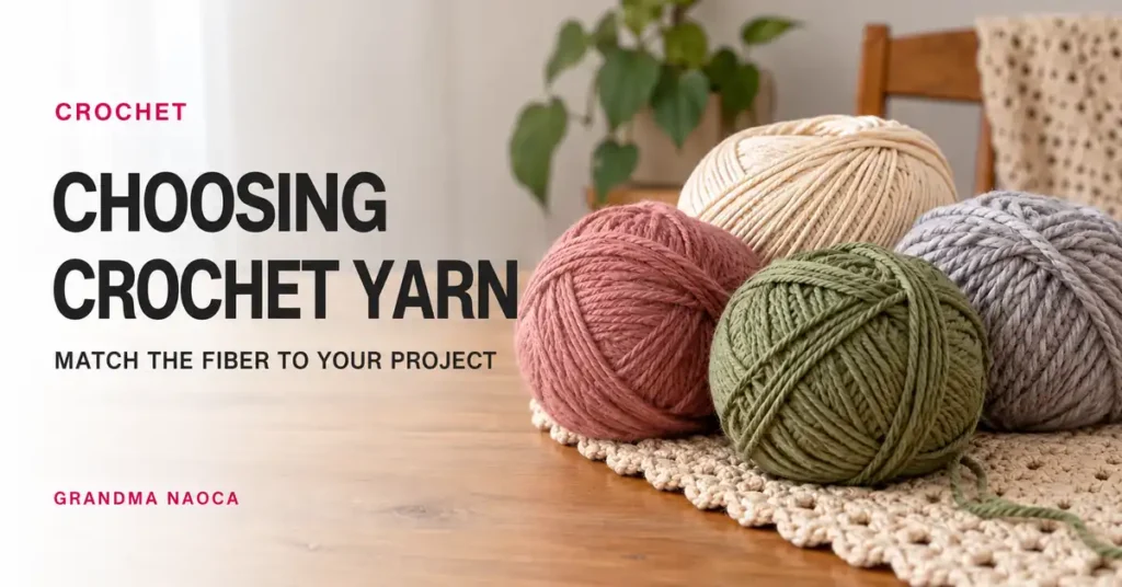 How to Choose Yarn for Crochet: Fiber, Weight, and Feel