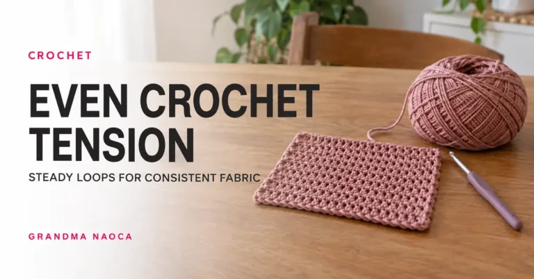 How to Keep Your Crochet Tension More Even