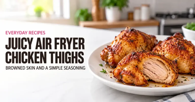 Juicy Air Fryer Chicken Thighs