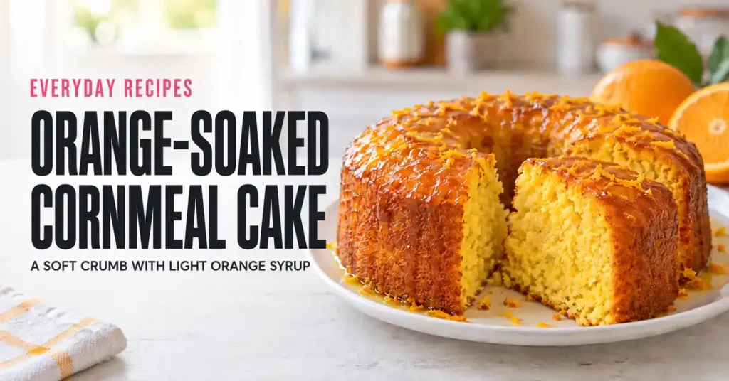 Orange-Soaked Cornmeal Cake