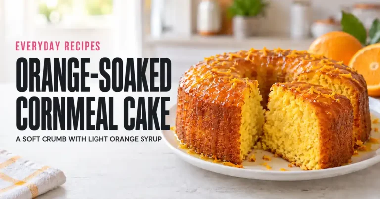 Orange-Soaked Cornmeal Cake