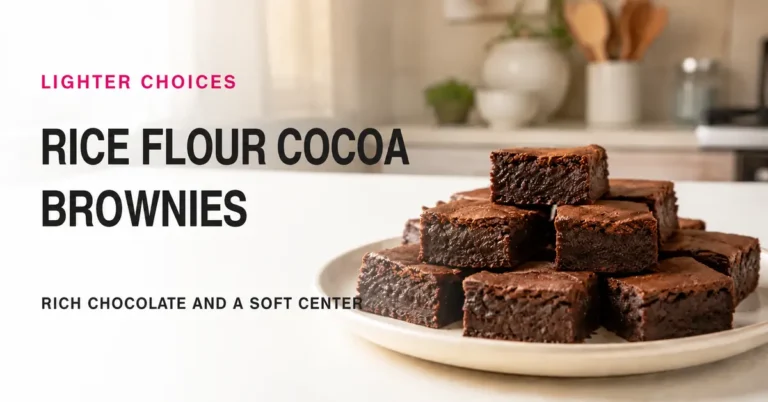 Rice Flour Cocoa Brownies
