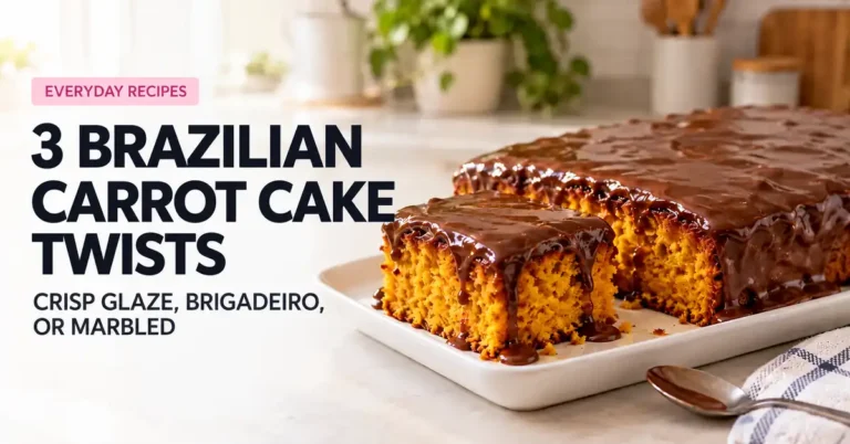 3 Brazilian Carrot Cake Twists Beyond the Classic