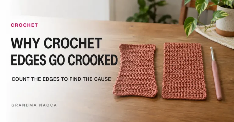 Why Your Crochet Edges Go Crooked—and How to Find the Cause